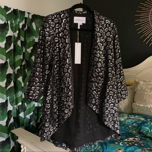 ♦️SOLD♦️BCBG Metallic Leopard Cocktail Jacket
